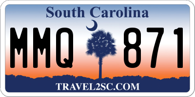 SC license plate MMQ871