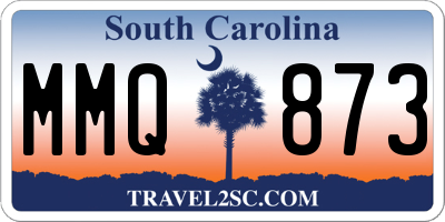 SC license plate MMQ873