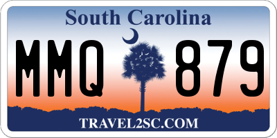 SC license plate MMQ879