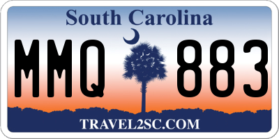 SC license plate MMQ883