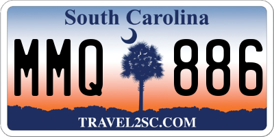 SC license plate MMQ886
