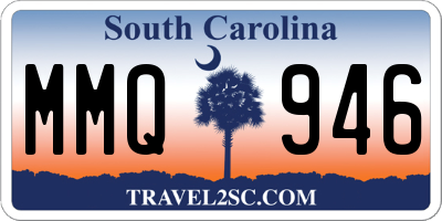 SC license plate MMQ946