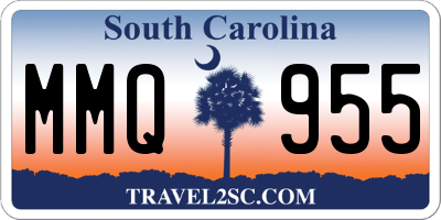 SC license plate MMQ955