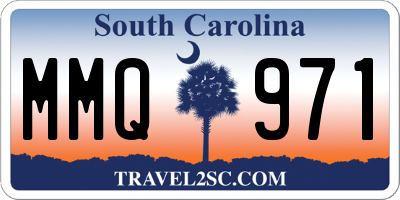 SC license plate MMQ971