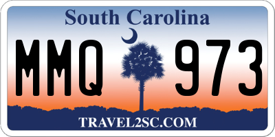 SC license plate MMQ973