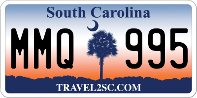 SC license plate MMQ995