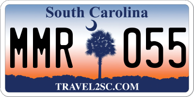 SC license plate MMR055