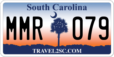 SC license plate MMR079