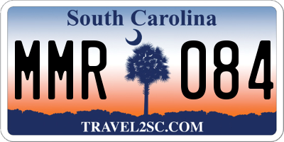 SC license plate MMR084