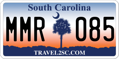 SC license plate MMR085