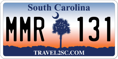 SC license plate MMR131
