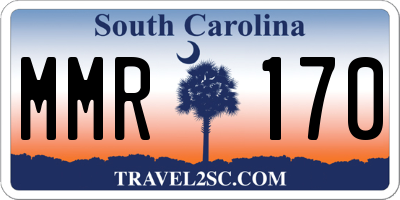 SC license plate MMR170