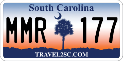 SC license plate MMR177
