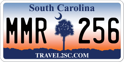 SC license plate MMR256
