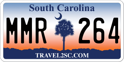 SC license plate MMR264