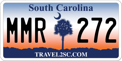 SC license plate MMR272