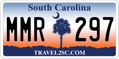 SC license plate MMR297