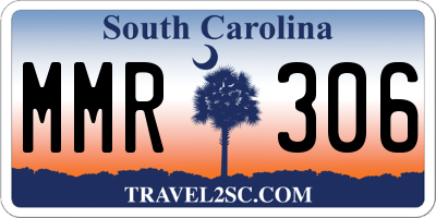 SC license plate MMR306