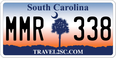 SC license plate MMR338