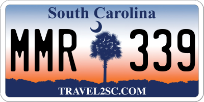 SC license plate MMR339