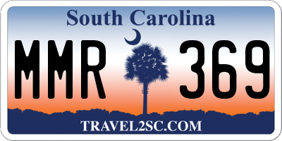 SC license plate MMR369