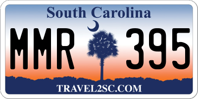 SC license plate MMR395