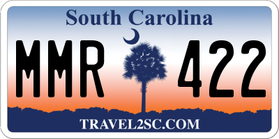 SC license plate MMR422