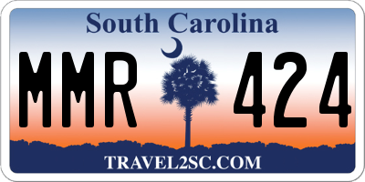 SC license plate MMR424