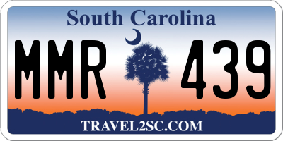 SC license plate MMR439