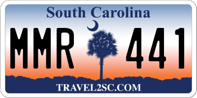 SC license plate MMR441