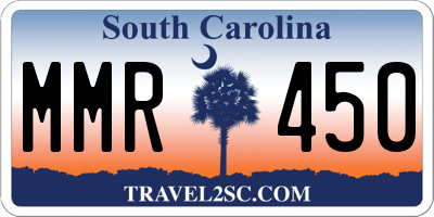 SC license plate MMR450