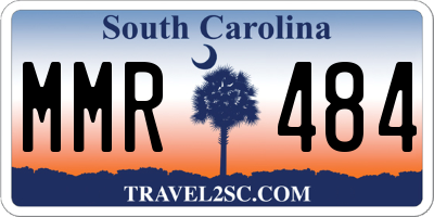 SC license plate MMR484