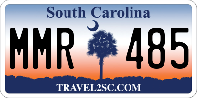 SC license plate MMR485