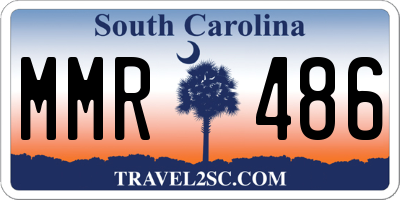 SC license plate MMR486