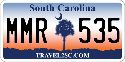 SC license plate MMR535