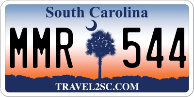SC license plate MMR544