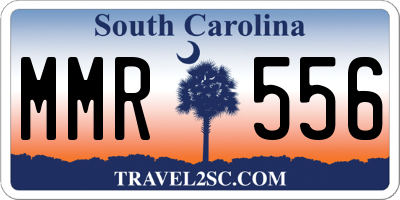 SC license plate MMR556