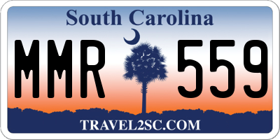 SC license plate MMR559