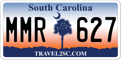 SC license plate MMR627