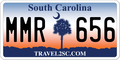 SC license plate MMR656
