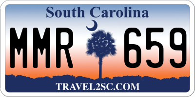SC license plate MMR659