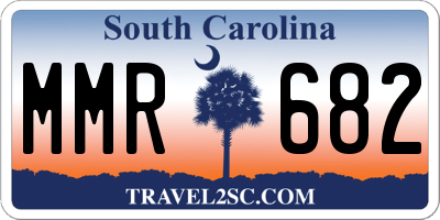 SC license plate MMR682