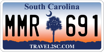 SC license plate MMR691