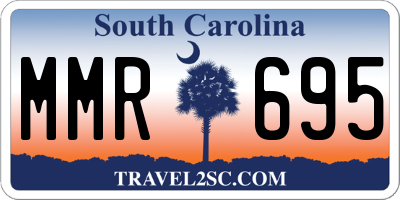 SC license plate MMR695