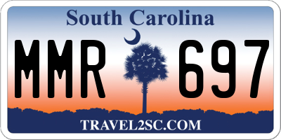 SC license plate MMR697