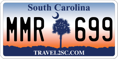 SC license plate MMR699