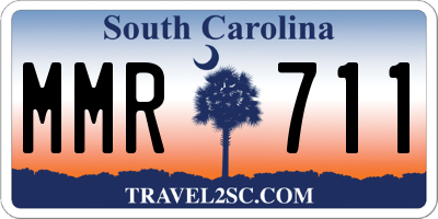 SC license plate MMR711