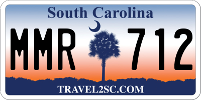 SC license plate MMR712