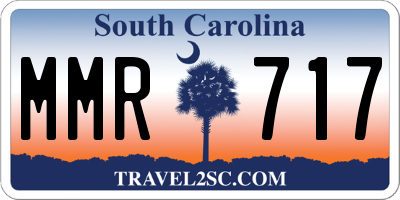 SC license plate MMR717