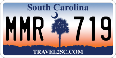 SC license plate MMR719